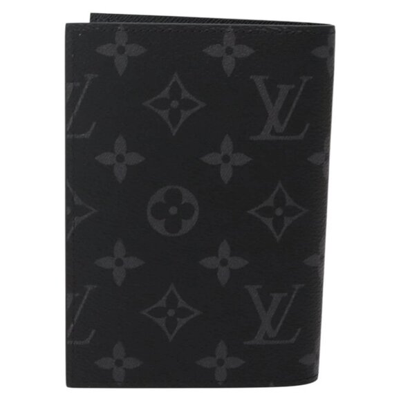 LOUIS VUITTON Eclipse Couverture Passpole NM Passport Case M64501 Auth 142351M - Picture 2 of 16
